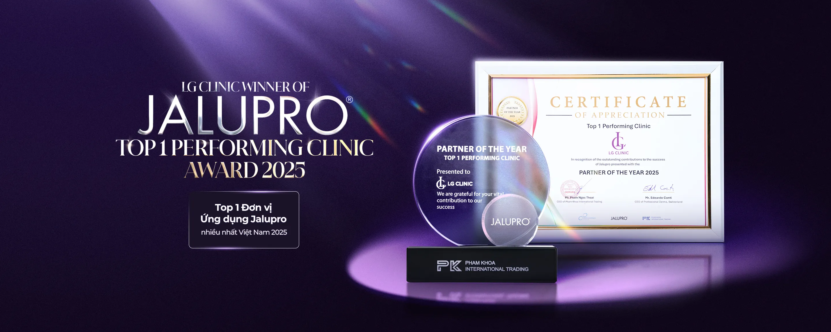 Banner giải thưởng Jalupro 2025 PC