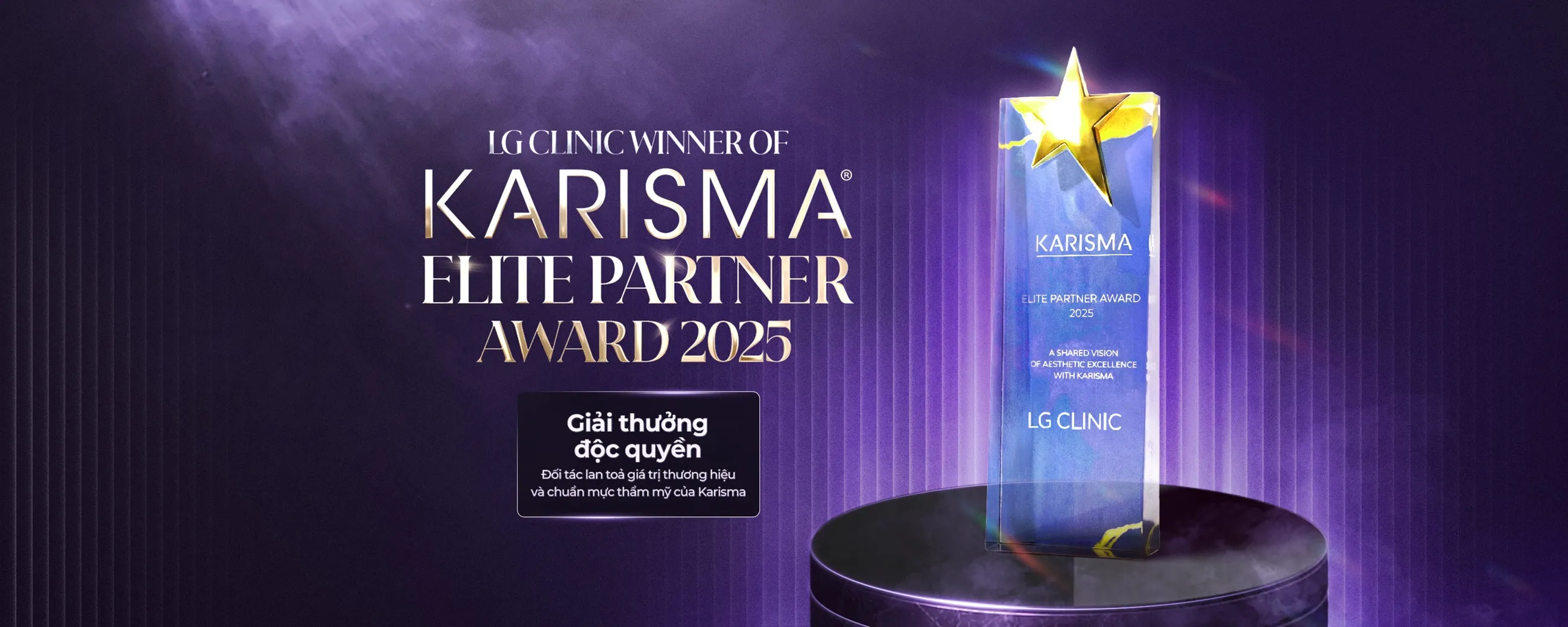 Banner giải thưởng Karisma 2025 mới PC