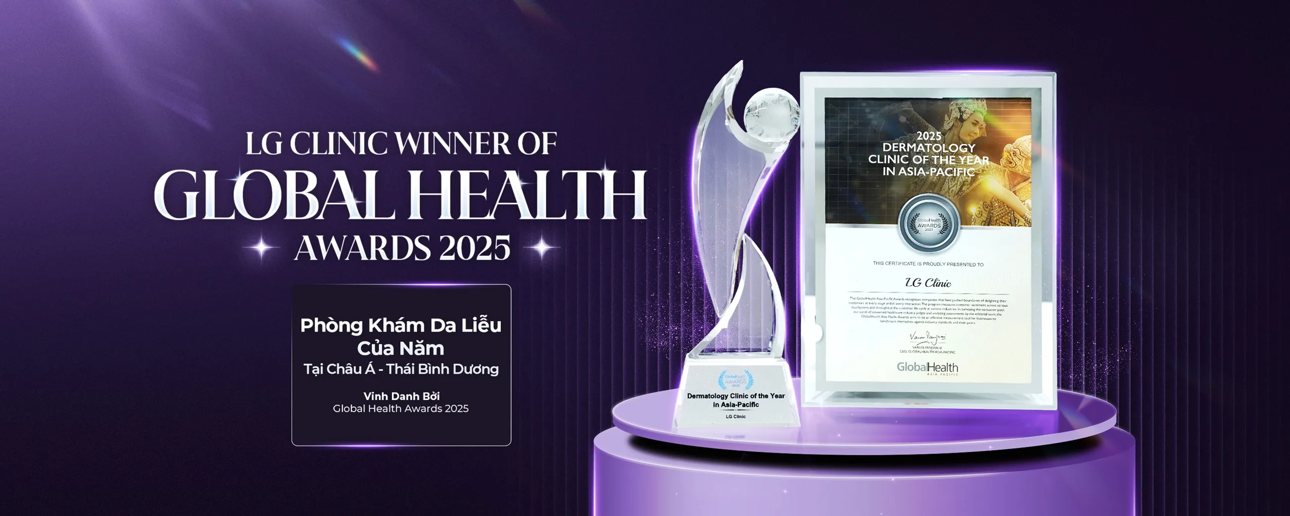 Banner Global Health Awards 2025 mới PC