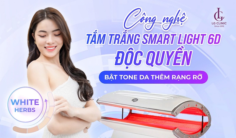Công nghệ tắm trắng Smart Light 6D
