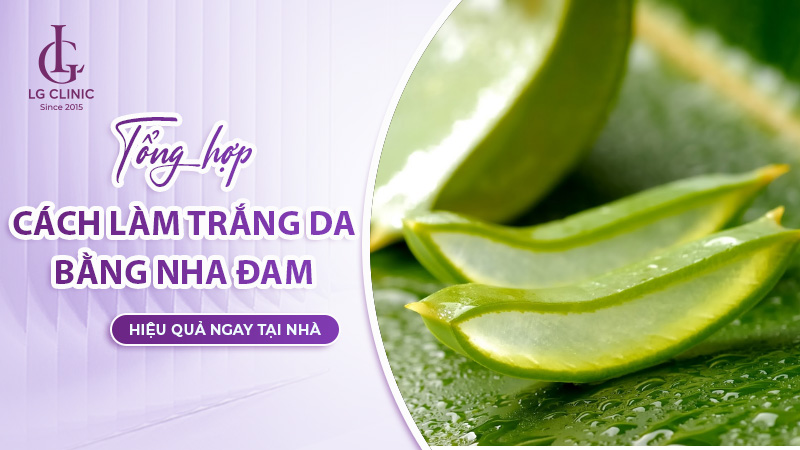 cách làm mặt nạ trắng da bằng nha đam
