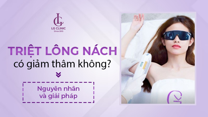 triệt lông nách có hết thâm không