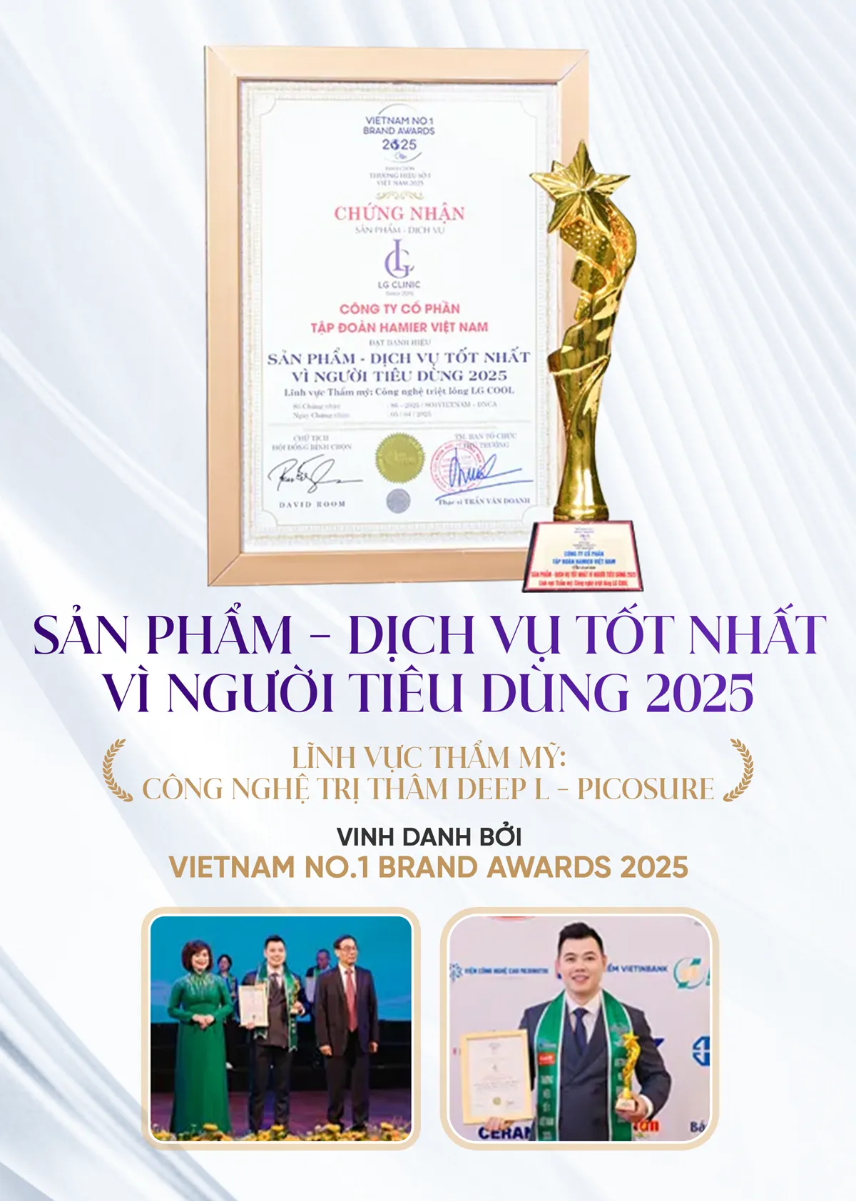 Giải thưởng công nghệ trị thâm Deep L Picosure 1