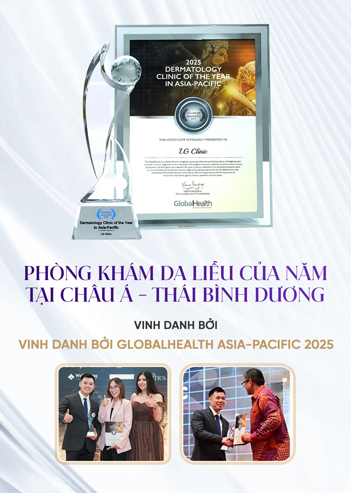 Giải thưởng phòng khám da liễu của năm MB