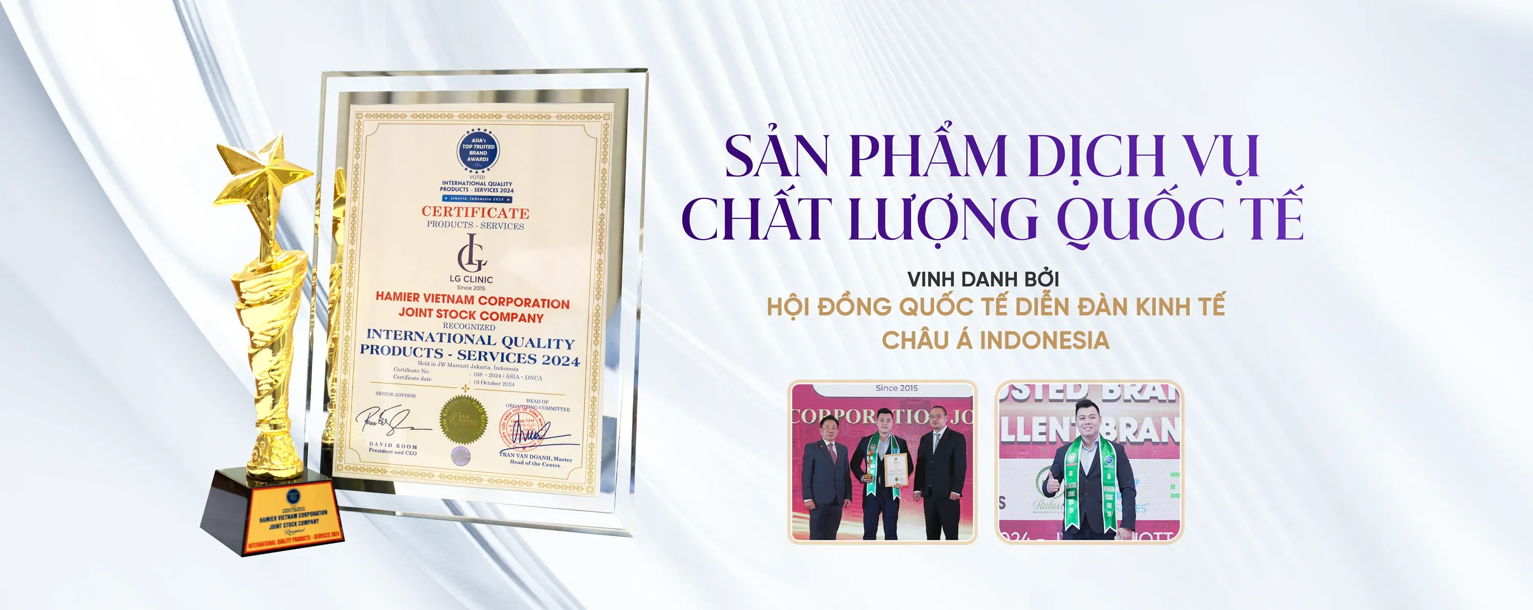 Giải thưởng sản phẩm dịch vụ chất lượng quốc tế