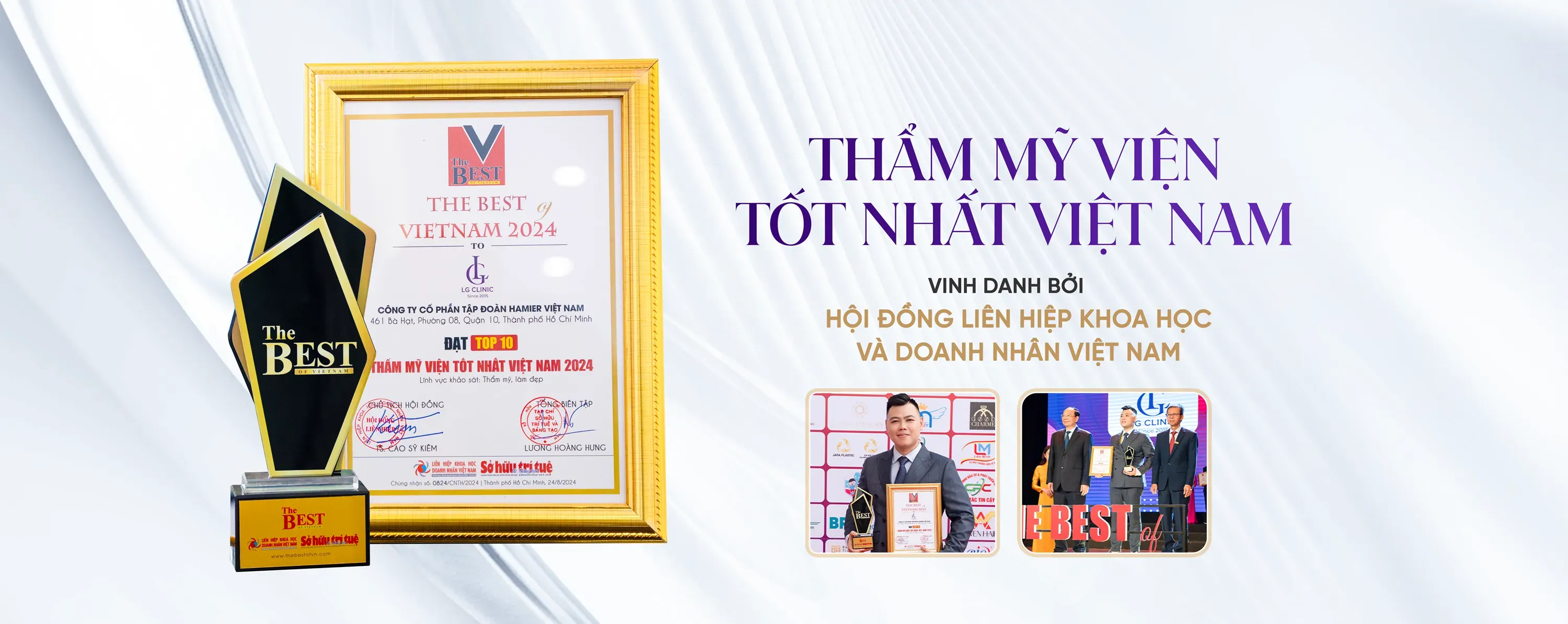 Giải thưởng thẩm mỹ viện tốt nhất Việt Nam