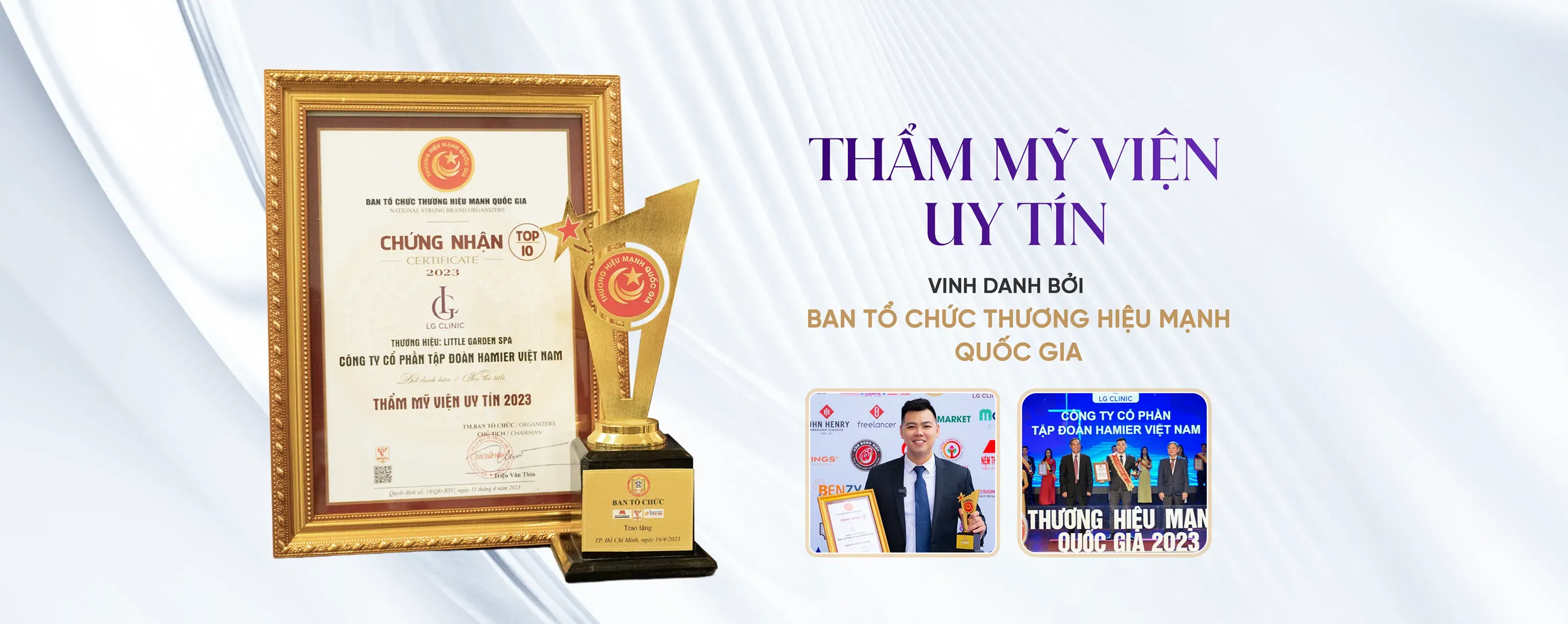 Giải thưởng thẩm mỹ viện uy tín