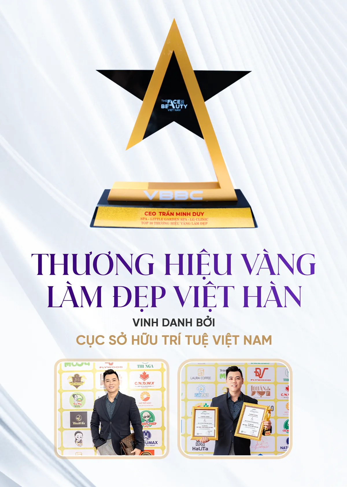 Giải thưởng Thương hiệu vàng làm đẹp Việt Hàn MB