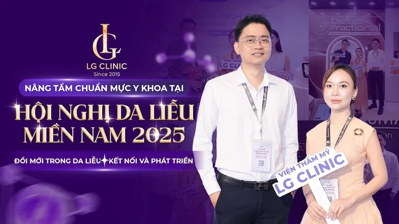 LG Clinic tham dự hội nghị da liễu miền Nam SCD 2025