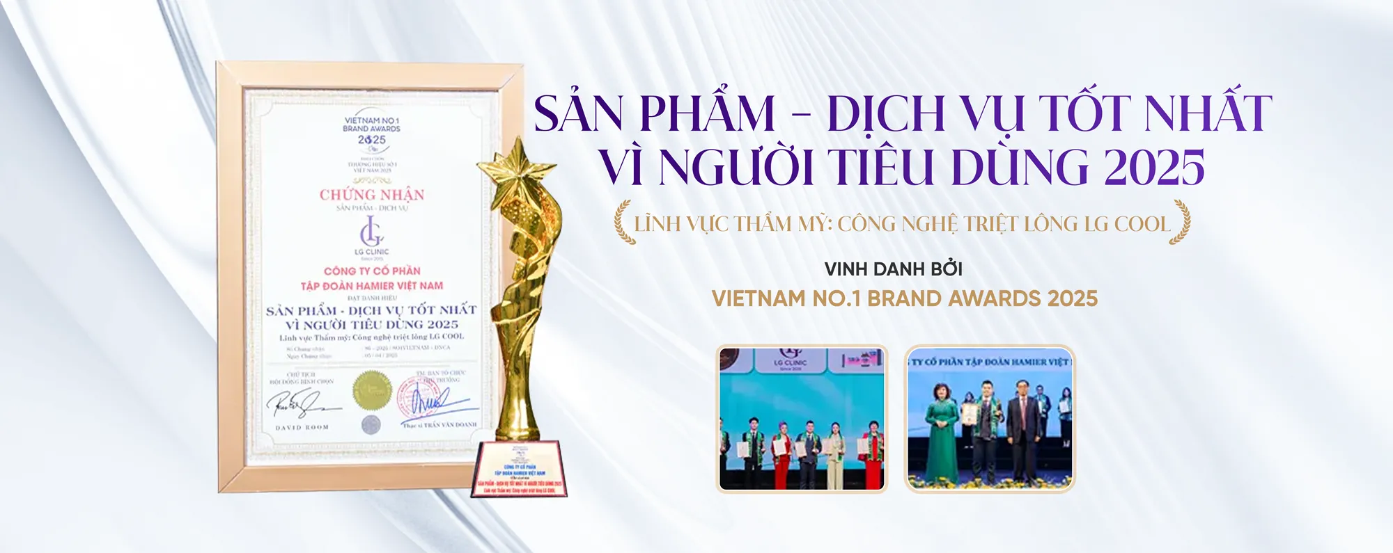 Sản phẩm dịch vụ tốt nhất vì người tiêu dùng 2025