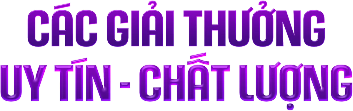 Các giải thưởng uy tín