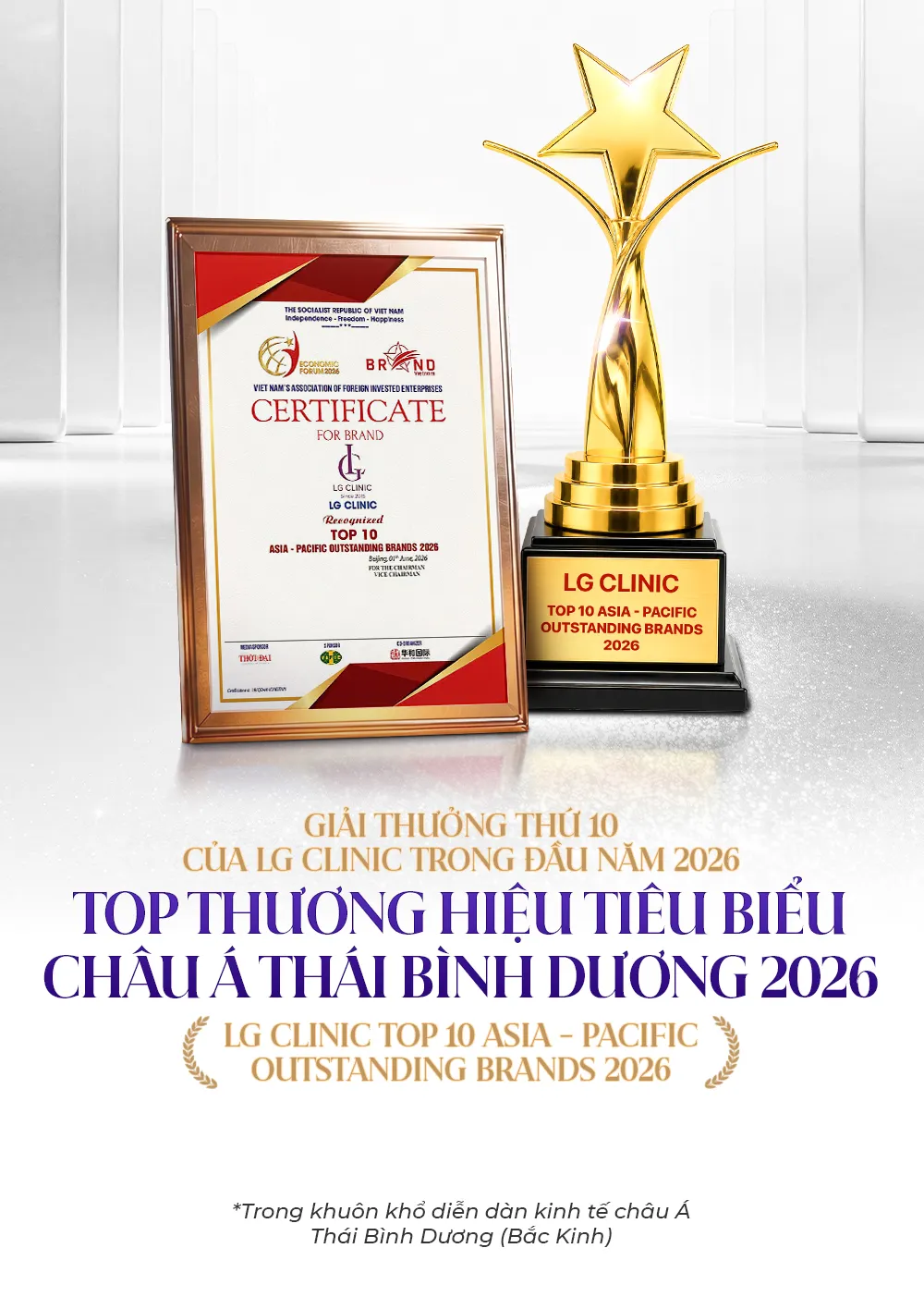 giải thưởng top thương hiệu tiêu biểu châu á thái bình dương